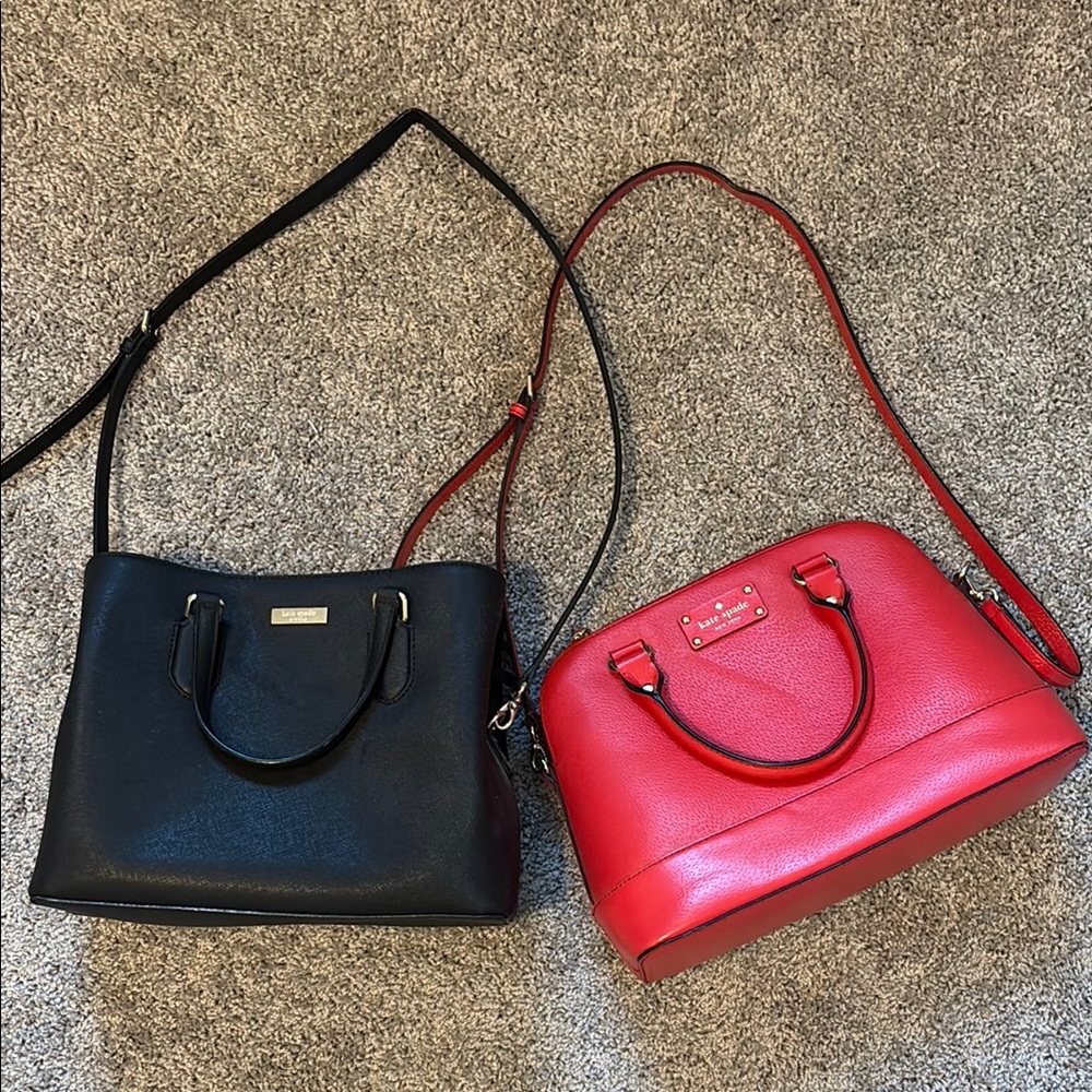 TWO large Kate Spade purses